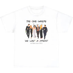 Friends TV Show Unisex Tee, Chandler Bing Memorial Shirt, Retro 90s Tee, Friends Fan Gift, Centrals Perks Tee, Friends Reunion