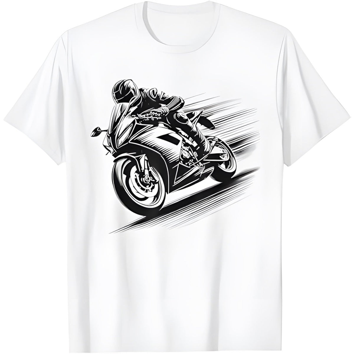 Fun Fast Motorcycle Crotch Rocket Sport Bike Rider T-Shirt